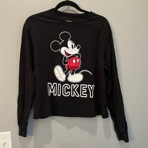 Mickey Mouse Long Sleeved Tee Sz M
